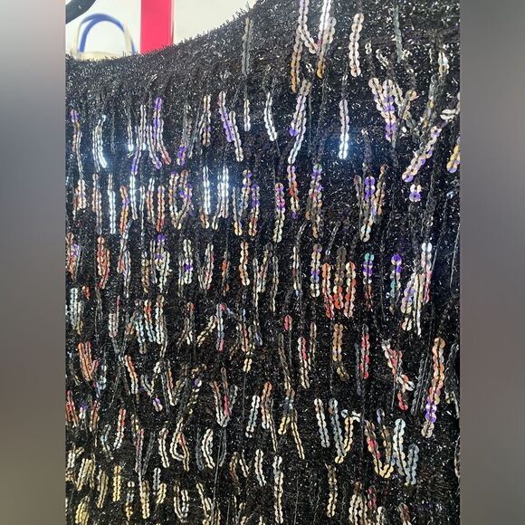 NWT Zara Sequins Fringe Mini Dress Sz XS‎ - Picture 10 of 14